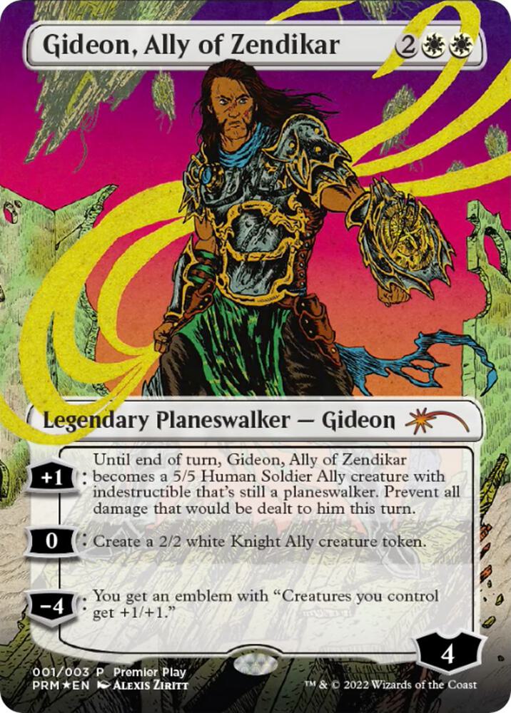 Gideon, Ally of Zendikar 1 card from Pro Tour Promos