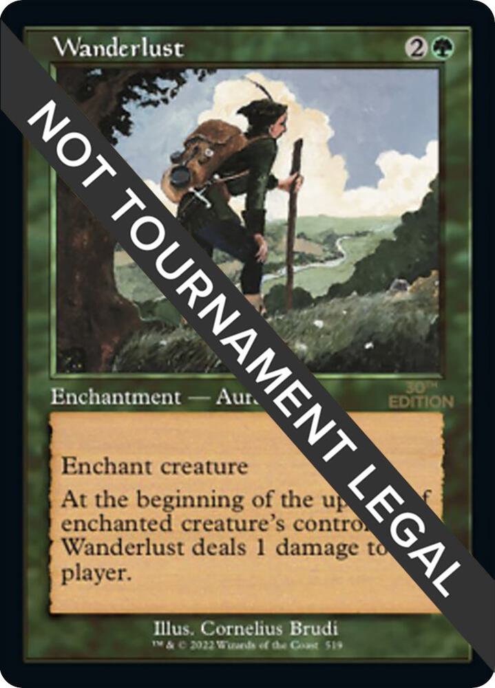 Wanderlust (Retro Frame) 519 card from 30th Anniversary Edition