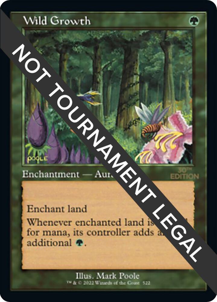 Wild Growth (Retro Frame) 522 card from 30th Anniversary Edition