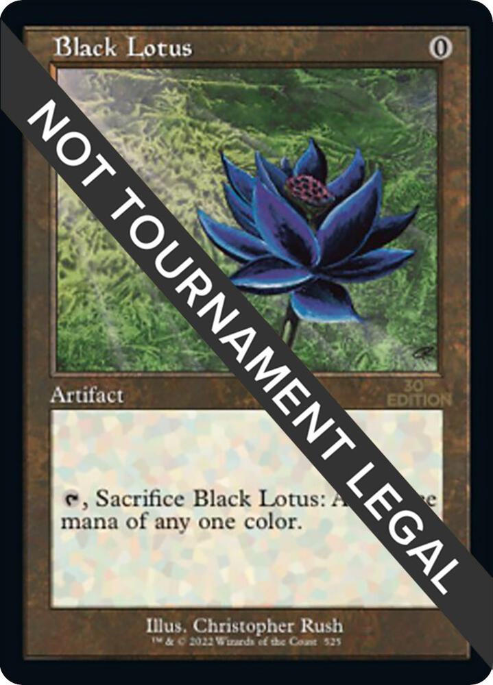 Black Lotus (Retro Frame) 525 card from 30th Anniversary Edition