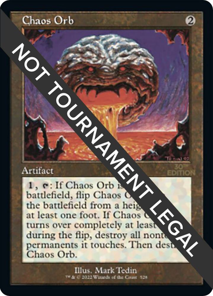 Chaos Orb (Retro Frame) 528 card from 30th Anniversary Edition