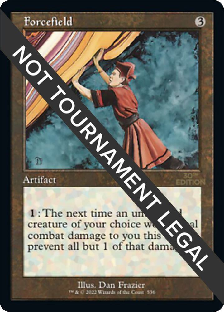 Forcefield (Retro Frame) 536 card from 30th Anniversary Edition