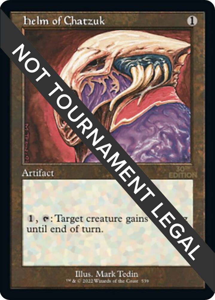 Helm of Chatzuk (Retro Frame) 539 card from 30th Anniversary Edition
