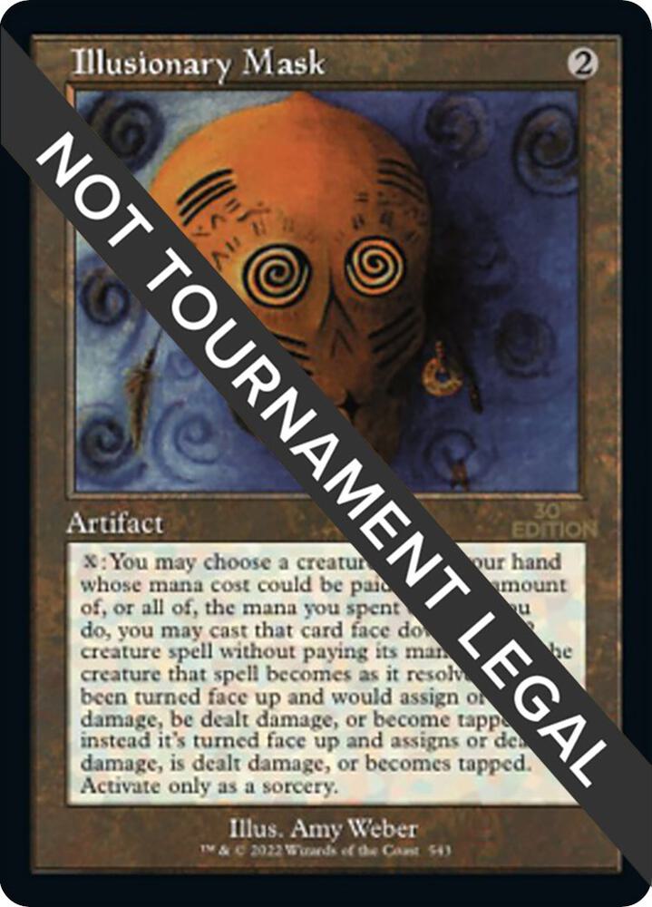 Illusionary Mask (Retro Frame) 543 card from 30th Anniversary Edition