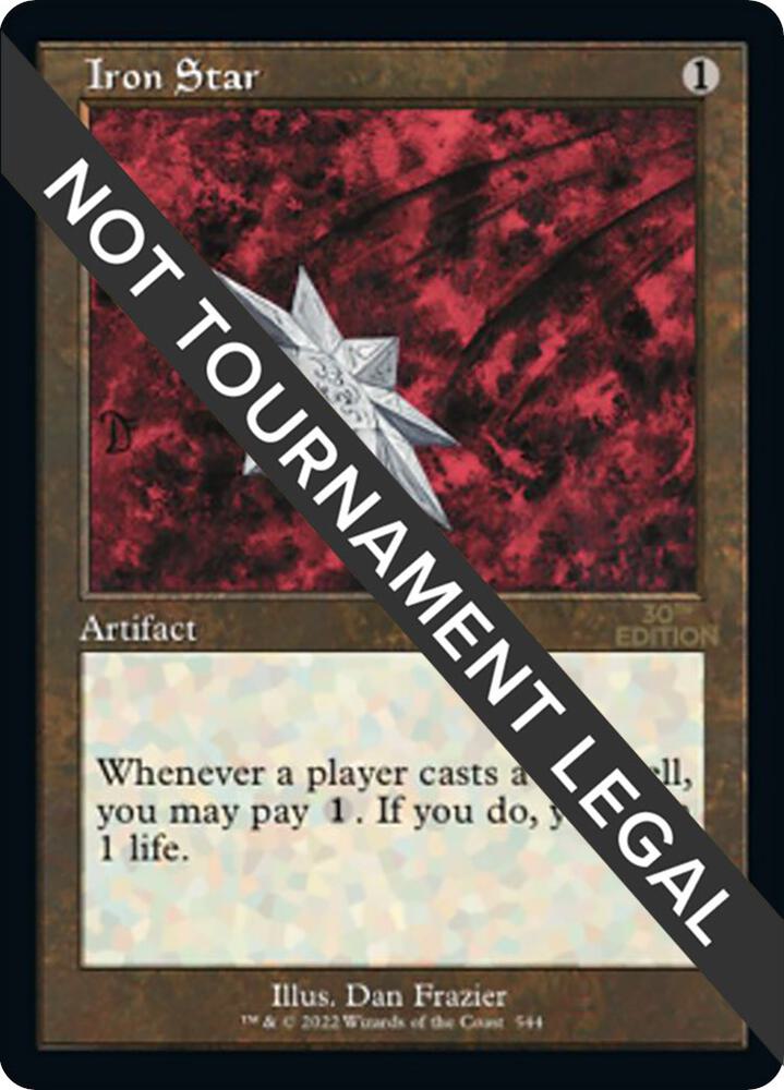 Iron Star (Retro Frame) 544 card from 30th Anniversary Edition