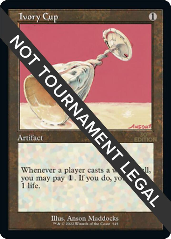 Ivory Cup (Retro Frame) 545 card from 30th Anniversary Edition