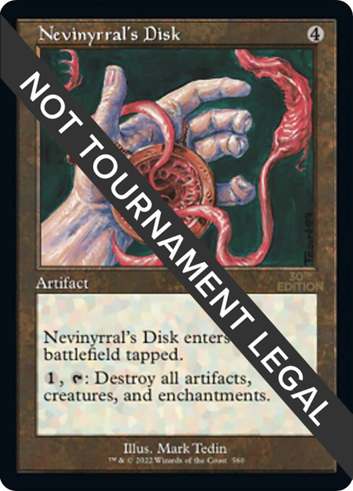 Nevinyrral's Disk (Retro Frame) 560 card from 30th Anniversary Edition