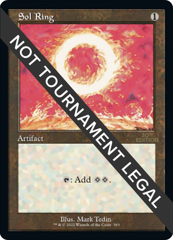 Sol Ring (Retro Frame) 563 card from 30th Anniversary Edition
