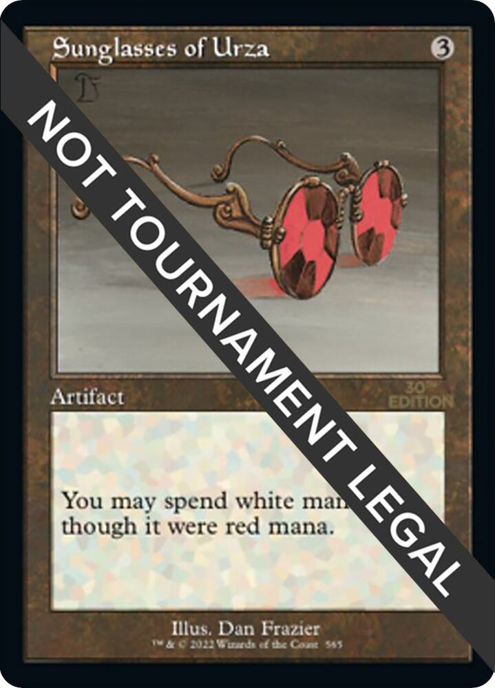 Sunglasses of Urza (Retro Frame) 565 card from 30th Anniversary Edition