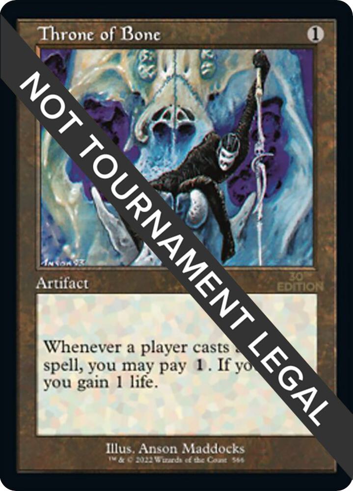 Throne of Bone (Retro Frame) 566 card from 30th Anniversary Edition
