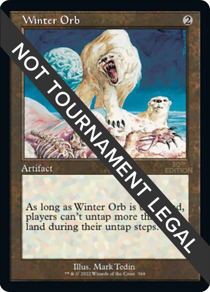 Winter Orb (Retro Frame) 568 card from 30th Anniversary Edition