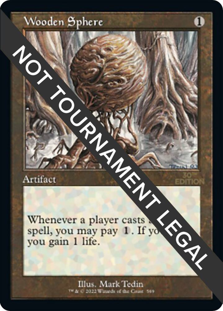 Wooden Sphere (Retro Frame) 569 card from 30th Anniversary Edition