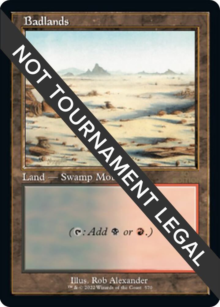 Badlands (Retro Frame) 570 card from 30th Anniversary Edition
