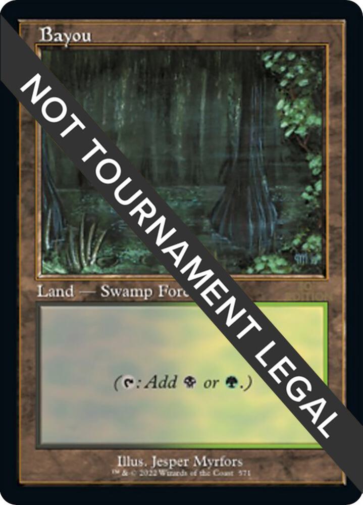 Bayou (Retro Frame) 571 card from 30th Anniversary Edition