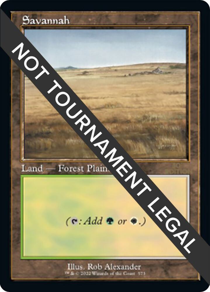 Savannah (Retro Frame) 573 card from 30th Anniversary Edition