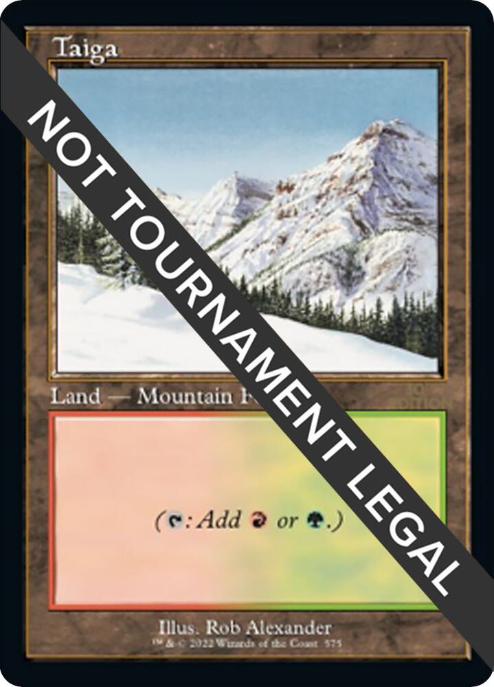 Taiga (Retro Frame) 575 card from 30th Anniversary Edition