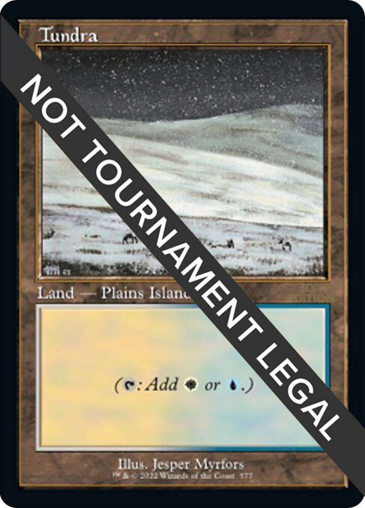 Tundra (Retro Frame) 577 card from 30th Anniversary Edition