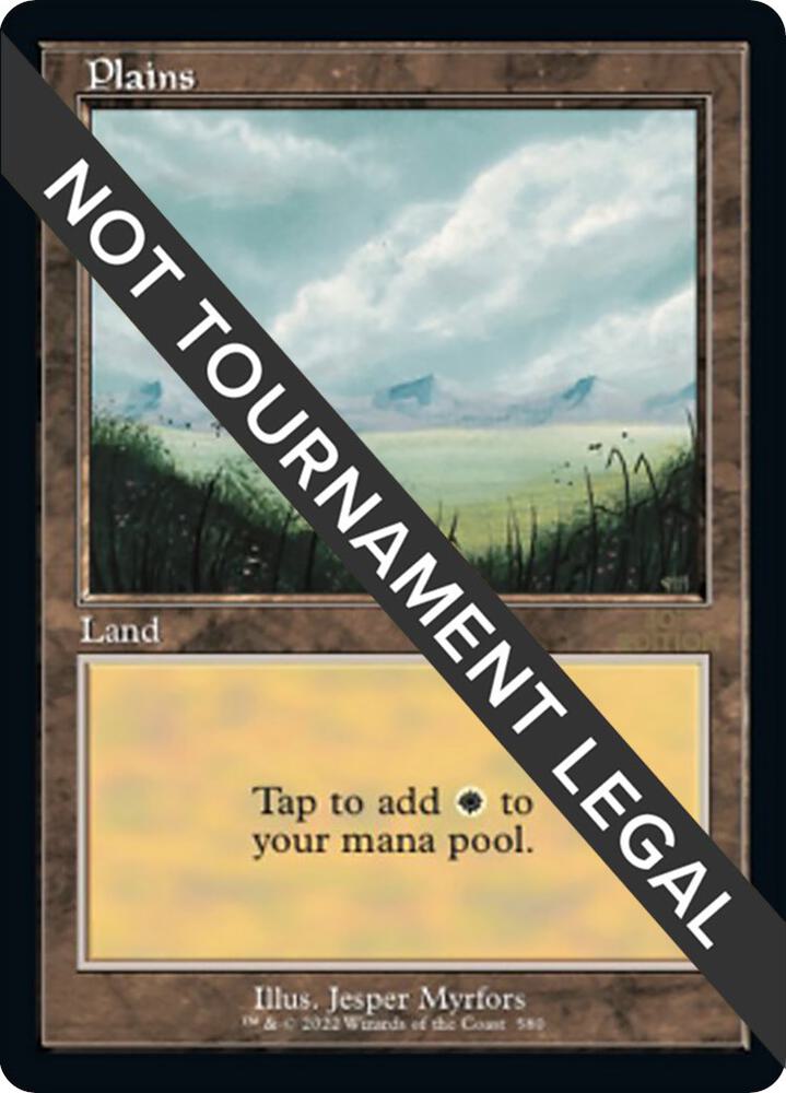 Plains (Retro Frame) 580 card from 30th Anniversary Edition