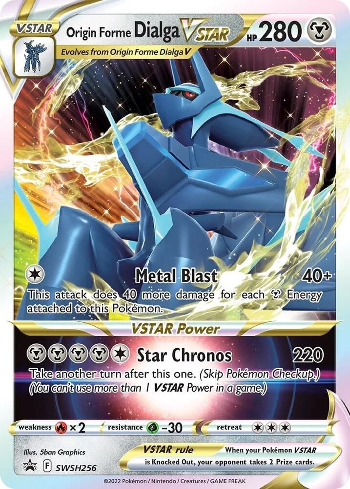 Origin Forme Dialga VSTAR SWSH256 card from SWSH: Sword & Shield Promo Cards