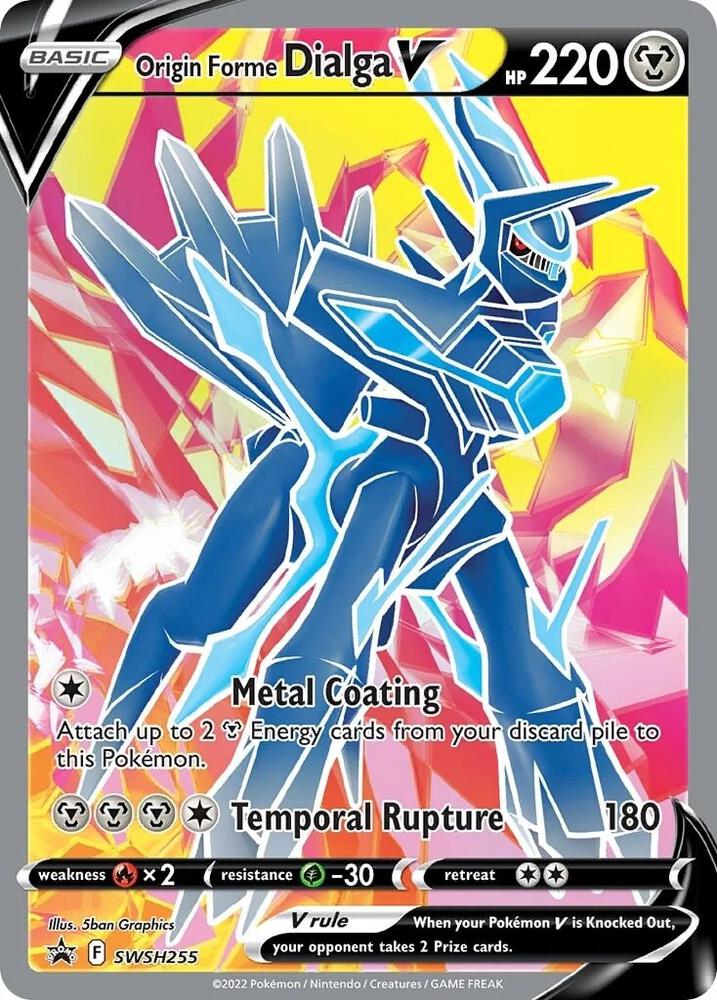 Origin Forme Dialga V SWSH255 card from SWSH: Sword & Shield Promo Cards