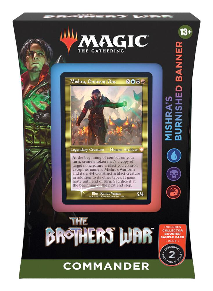 The Brothers' War Commander Deck - Mishra's Burnished Banner card from Commander: The Brothers' War