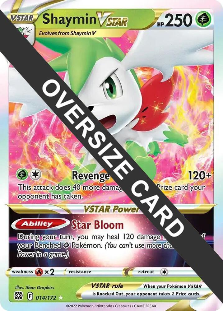 Shaymin VSTAR 014/172 card from Jumbo Cards