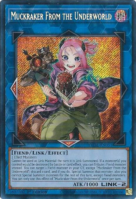 Muckraker From the Underworld DABL-EN051 card from Darkwing Blast