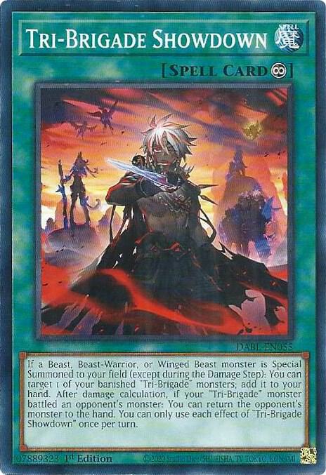 Tri-Brigade Showdown DABL-EN055 card from Darkwing Blast