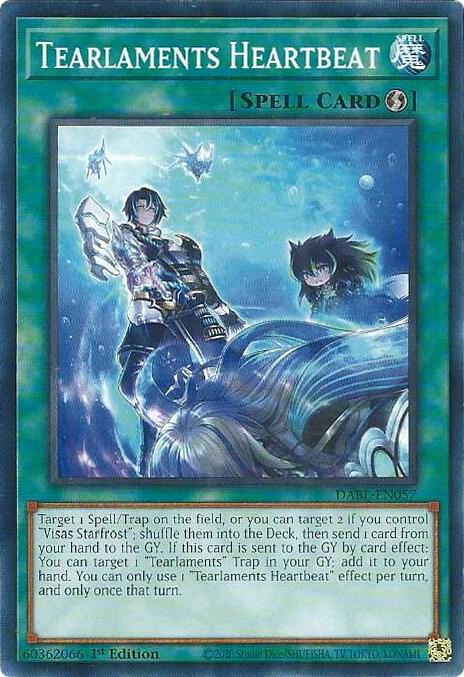 Tearlaments Heartbeat DABL-EN057 card from Darkwing Blast
