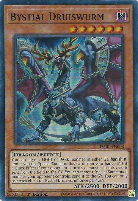 Bystial Druiswurm DABL-EN008 card from Darkwing Blast