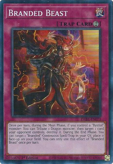Branded Beast DABL-EN073 card from Darkwing Blast