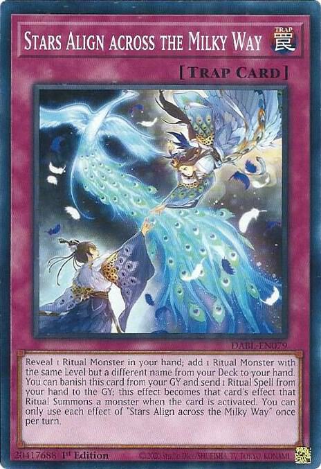 Stars Align across the Milky Way DABL-EN079 card from Darkwing Blast