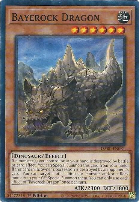 Bayerock Dragon DABL-EN081 card from Darkwing Blast