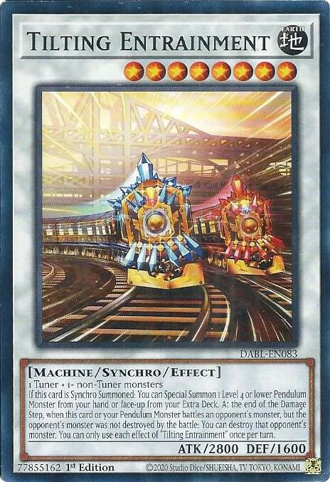 Tilting Entrainment DABL-EN083 card from Darkwing Blast