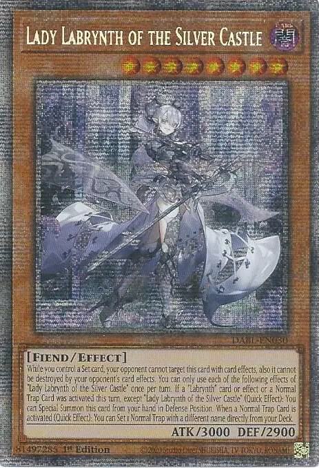 Lady Labrynth of the Silver Castle (Starlight Rare) DABL-EN030 card from Darkwing Blast