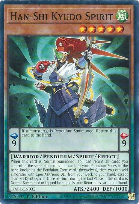 Han-Shi Kyudo Spirit DABL-EN032 card from Darkwing Blast