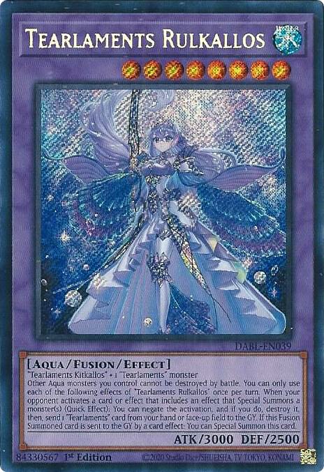 Tearlaments Rulkallos DABL-EN039 card from Darkwing Blast