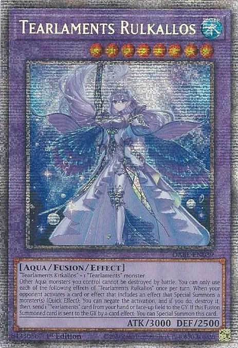 Tearlaments Rulkallos (Starlight Rare) DABL-EN039 card from Darkwing Blast