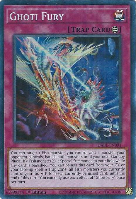 Ghoti Fury DABL-EN091 card from Darkwing Blast