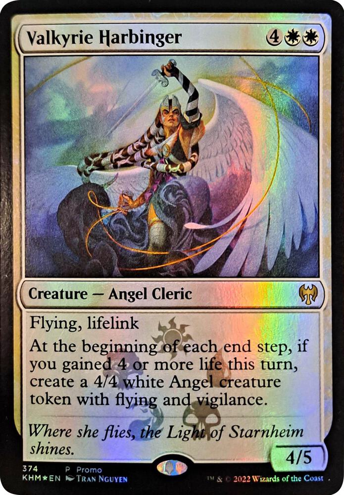 Valkyrie Harbinger 374 card from Media Promos