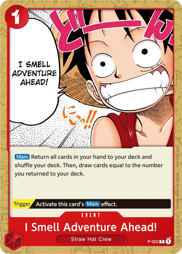 I Smell Adventure Ahead! (Promotion Pack 2022) P-002 card from One Piece Promotion Cards