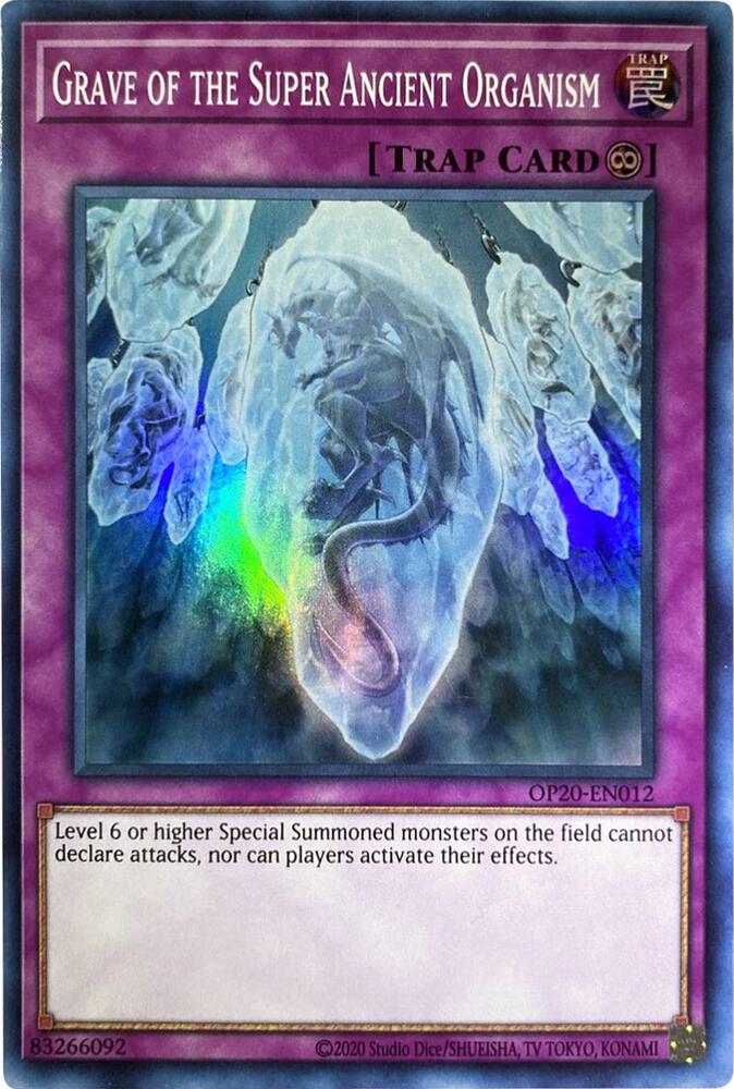 Grave of the Super Ancient Organism OP20-EN012 card from OTS Tournament Pack 20