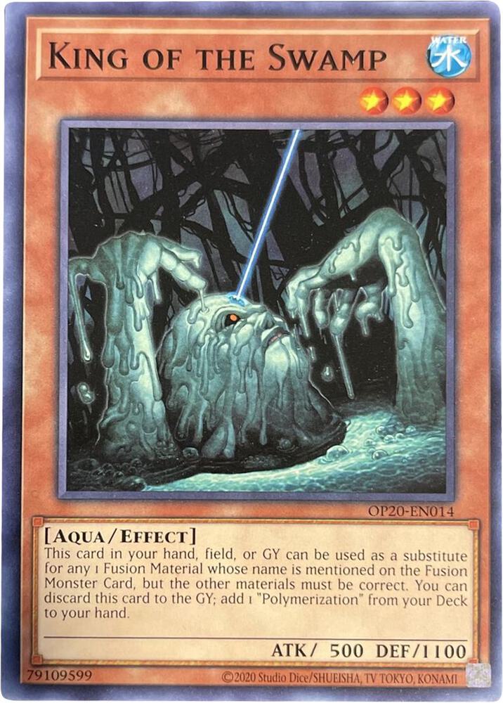 King of the Swamp OP20-EN014 card from OTS Tournament Pack 20