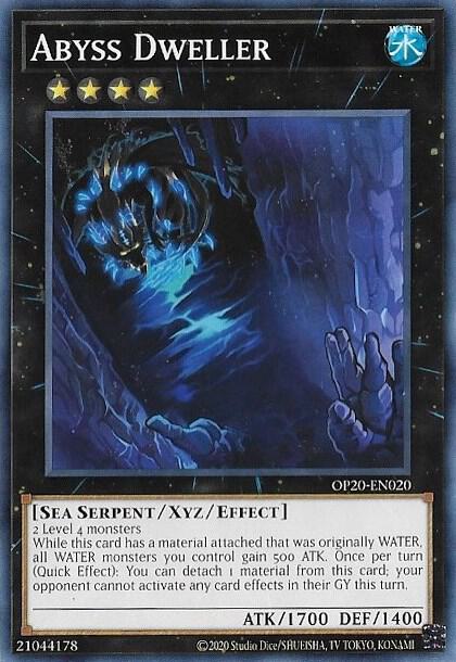 Abyss Dweller OP20-EN020 card from OTS Tournament Pack 20