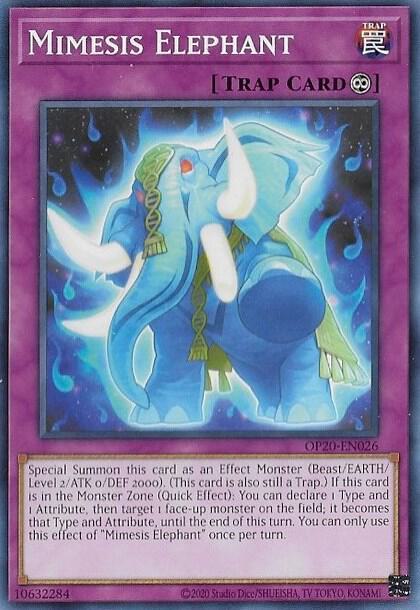 Mimesis Elephant OP20-EN026 card from OTS Tournament Pack 20