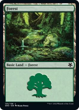 Forest 135 card from Magic Game Night: Free-For-All