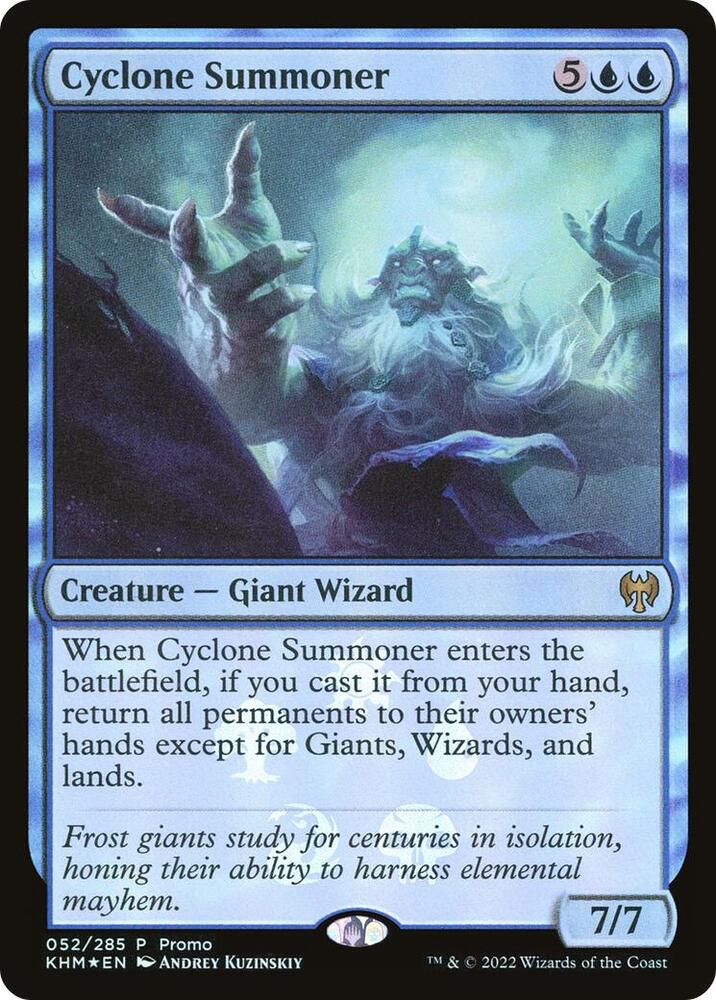 Cyclone Summoner 52 card from Media Promos