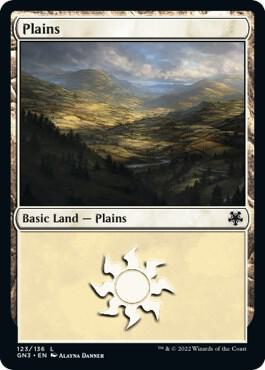 Plains 123 card from Magic Game Night: Free-For-All