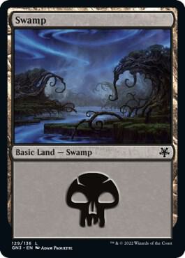 Swamp 129 card from Magic Game Night: Free-For-All