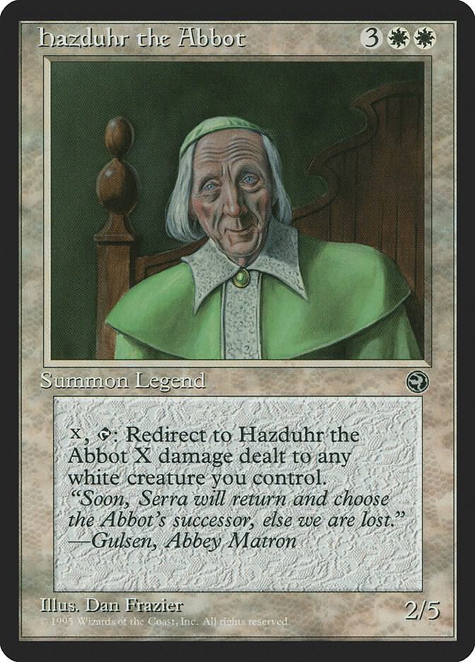 Hazduhr the Abbot card from Homelands